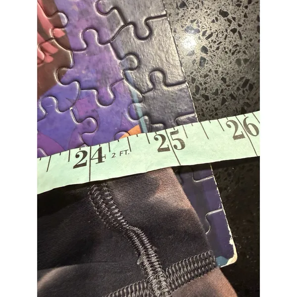 Lululemon Align HR Crop 25" Diamond Dye Graphite Grey Pink‎ Pastel Size 6 - Image 5
