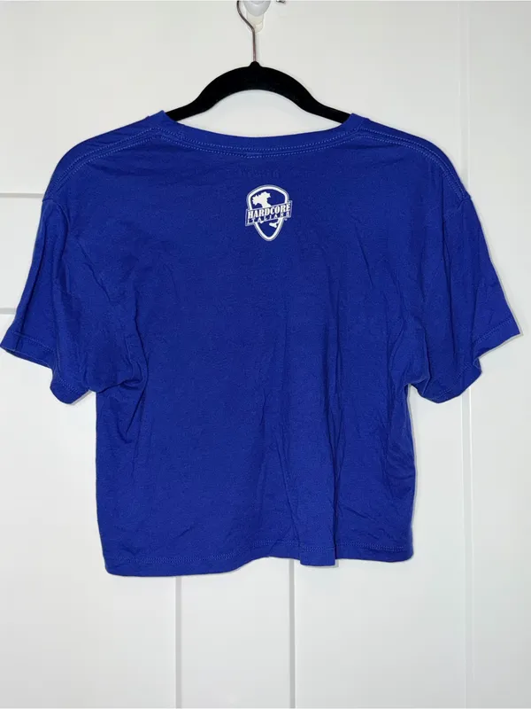 Blue Italia Short Sleeve Cropped Tee - Image 2