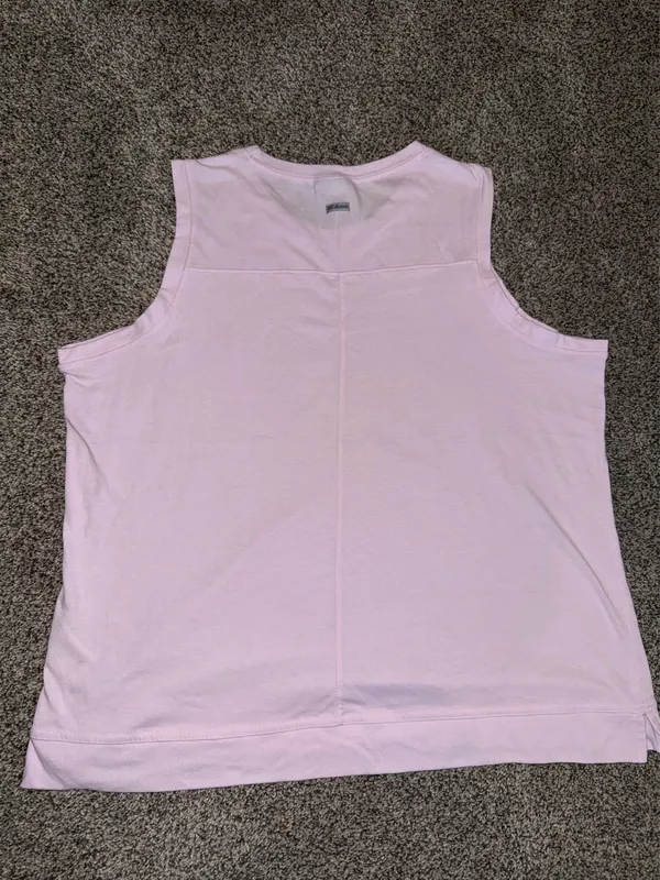 Columbia Sportswear Company Women's Active Sleeveless Tank Top Light Pink XL - Image 3