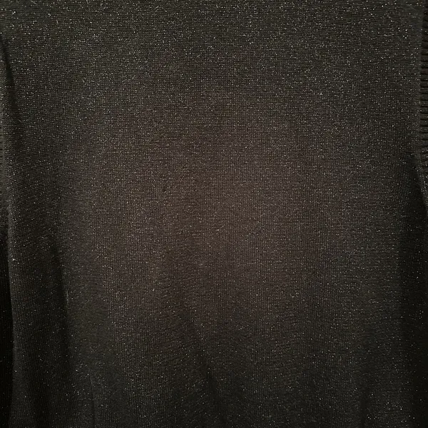 Liz Claiborne mock title neck black with silver shimmer lightweight sz XL - Image 2