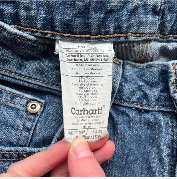 Vintage Carhartt Jeans Denim - Image 4