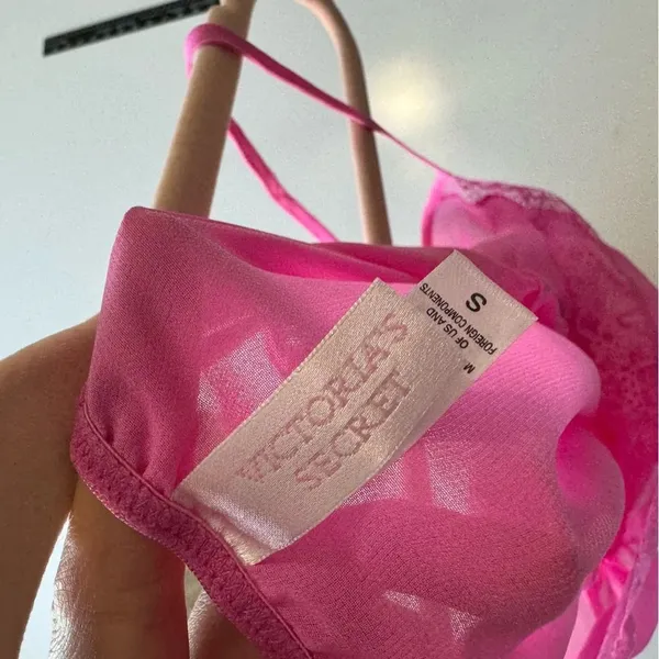 Hot pink Victoria’s Secret sheer‎ babydoll Small - Image 8