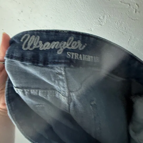 Wrangler Womens Straight Leg Jeans Medium Wash Size 13 Tall Western‎ Stretch - Image 8