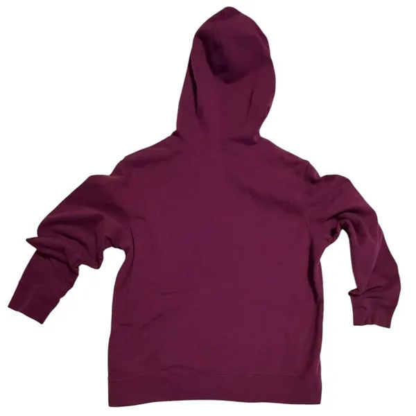 Gap Arch Logo Fleece Hoodie Plum Purple Pullover Sweatshirt XL RN 54023 - Image 4