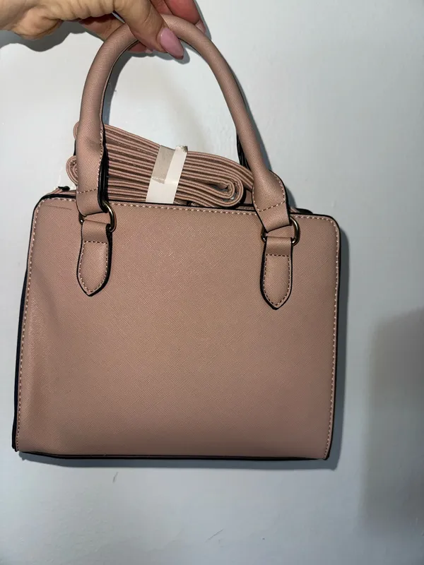 Le Bag Los Angeles Purse With Shoulder Strap Pink - Image 3
