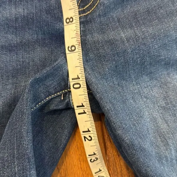 7 for all mankind Josephine high rise straight crop chewed hem jeans 27 - Image 7