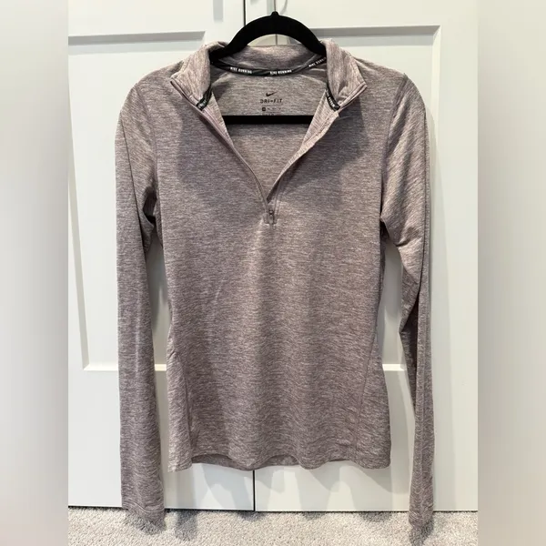 XS light purple Nike quarter-zip dri-fit running - Image 2