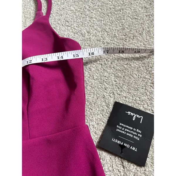 NWT Lulus Dear Desires Magenta Bodycon Mini Dress. Cocktail Party Bright - Image 4