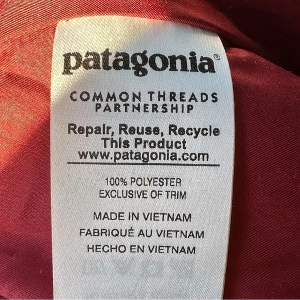 Patagonia Los Gatos Women’s Fleece Vest XS Red Full Zip Gorpcore Outdoor Hiking - Image 5
