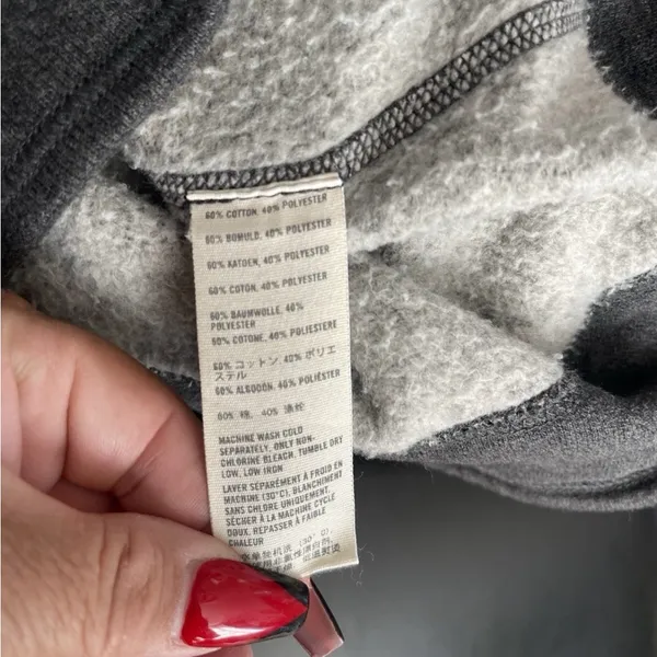 Abercrombie & Fitch Charcoal Hooded Y2K Jacket - Image 6