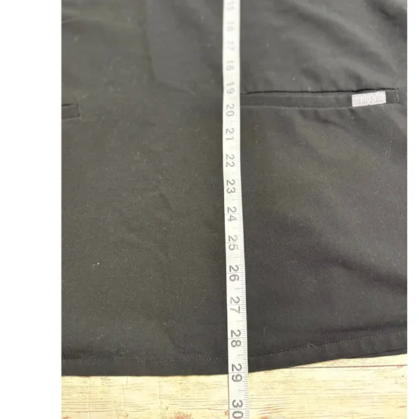 FIGS Technical Collection Scrub Top Size XL Black Healthcare - Image 5
