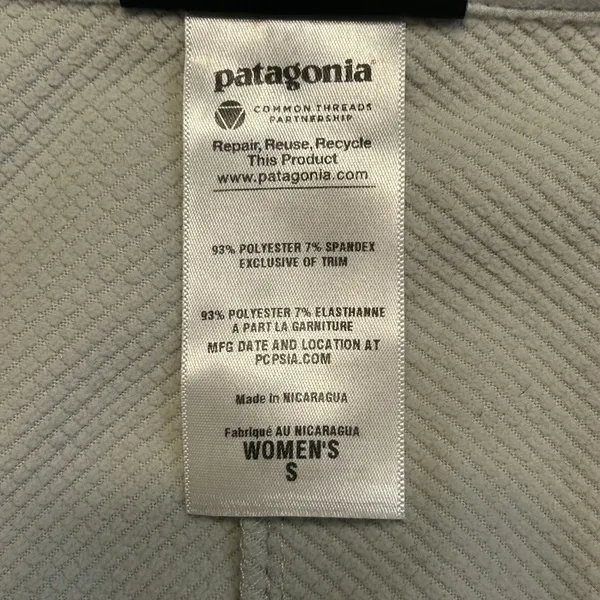 Patagonia Polartec Windbloc Womens Light Gray‎ Vest Jacket Sz S "Sun and Ski" - Image 4