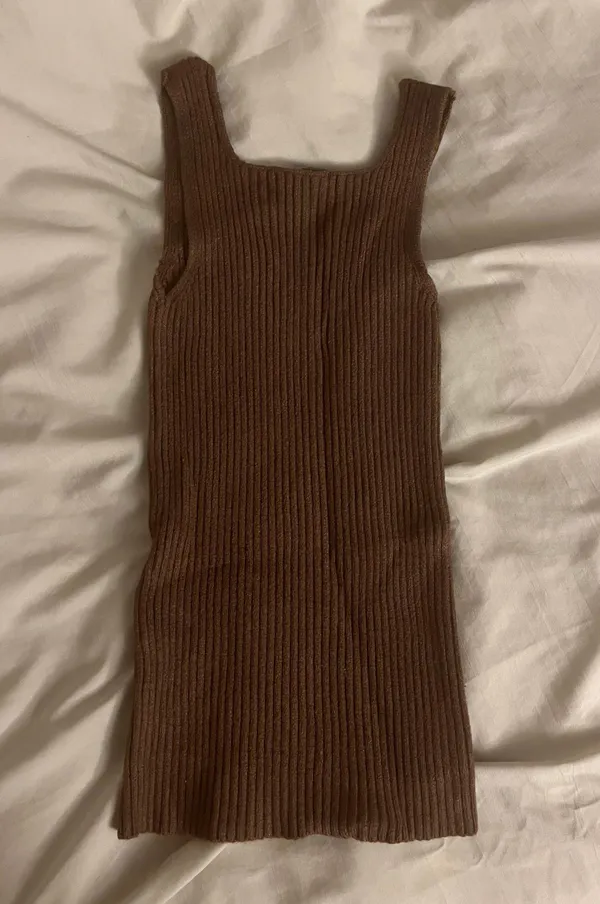 Brown Sweater Tank - Image 2