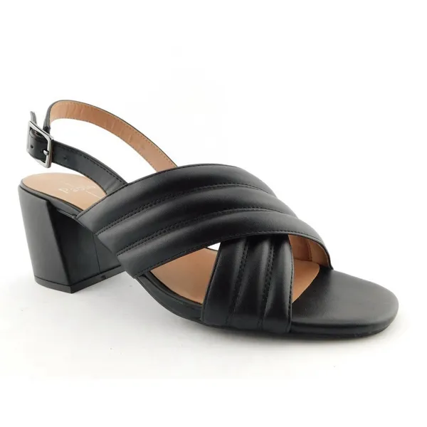 New LINEA PAOLO Size 8 ISABEL Strappy Crossover Sandals‎ Heels Shoes - Image 2