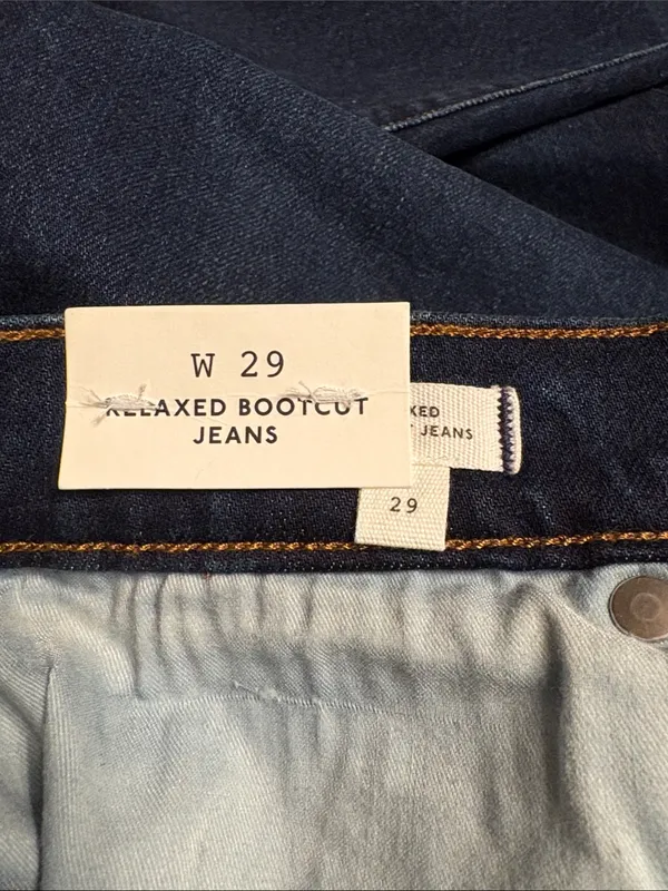 Madewell Relaxed Bootcut Jeans high rise dark wash women’s Size 29 NWT - Image 8