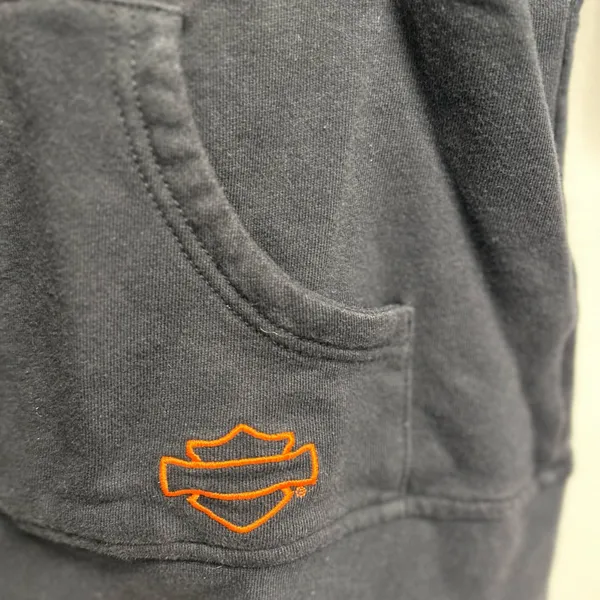 Harley-Davidson Charcoal Hoodie - Image 2