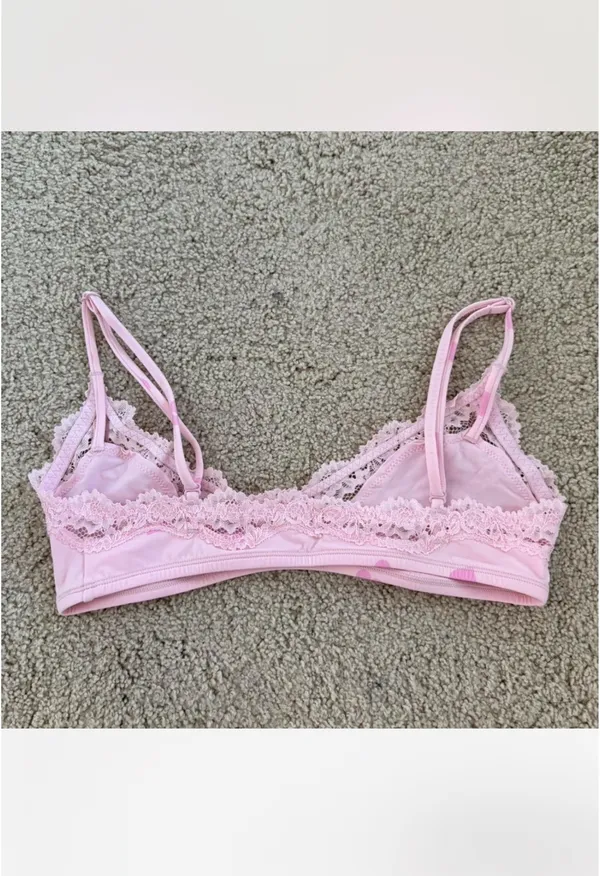 Skims Valentine’s Day Heart Lace Bralette - Image 2