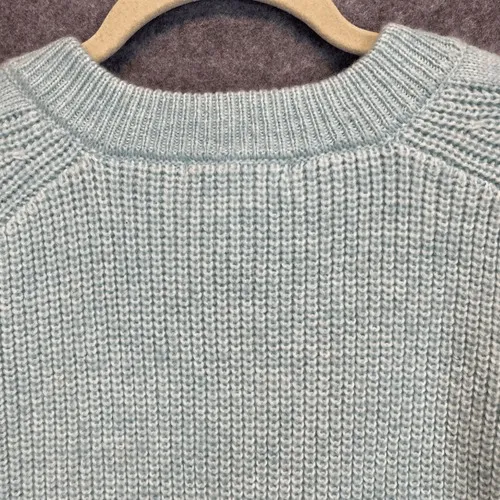 DESIGN HISTORY Sweater Womens XXL Mint Green Cable‎ Knit Split Neck Pullover NWT - Image 16