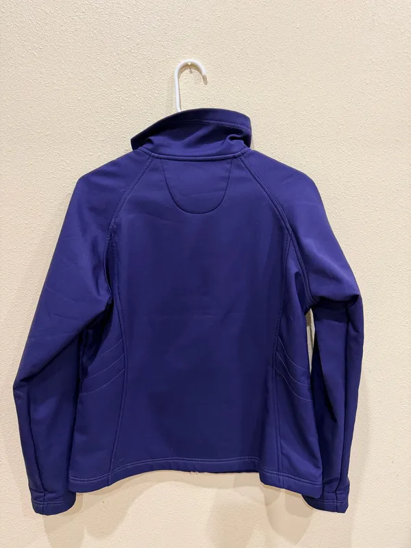 Navy Blue Columbia Full-Zip Jacket women’s large - Image 4
