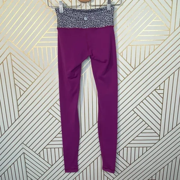 Lululemon Wunder Under Pant III Reversible Plum‎ - Image 7