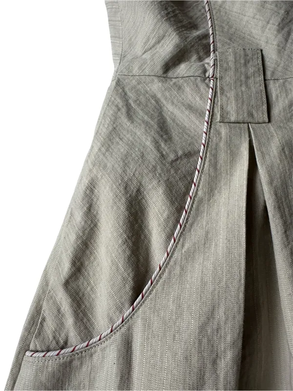 Anthropologie Brand Y2K Beaubois utility button-front mini dress - Image 7