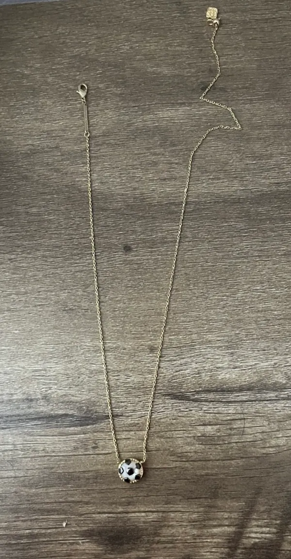 Kendra Scott Soccer Necklace - Gold - Image 3