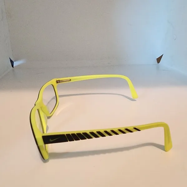 Nike Yellow & Black Prescription Glasses Frames, Case, & Cleaning Cloth - Image 4