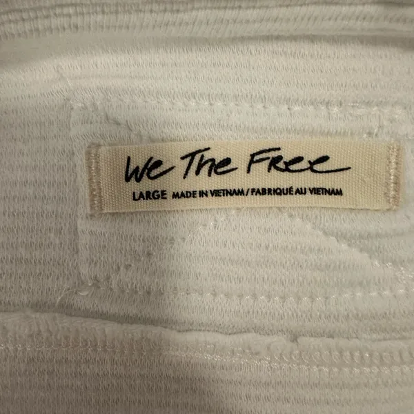 We The Free Ivory Knit Top - Image 2
