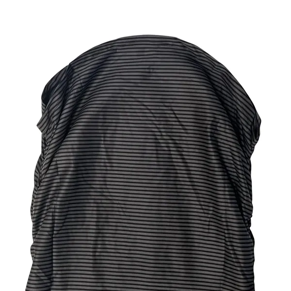 New Balance Isaac Mizrahi Live Shirt Women's Medium Black Striped Tee Activewear - Image 11