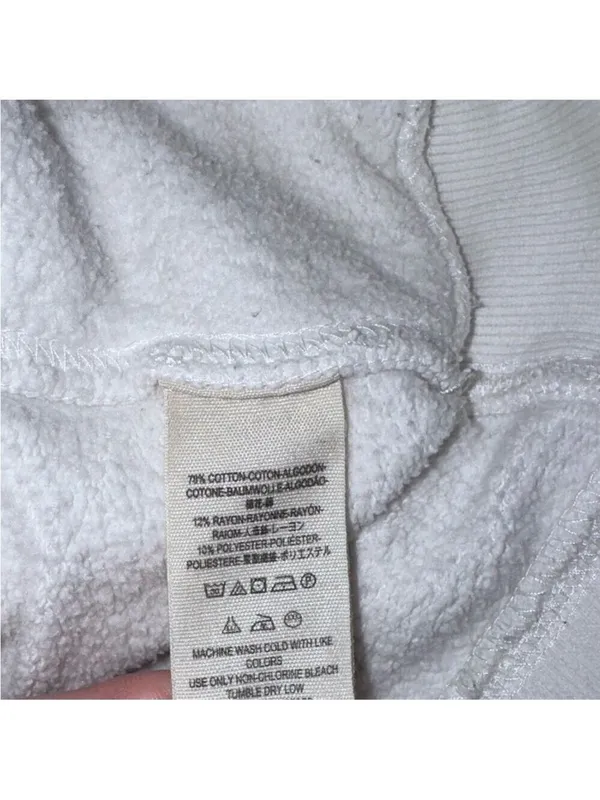 Free People High Road Pullover Sweatshirt Dolman Sleeve Ivory Size Small - Image 4