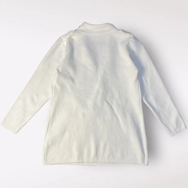 Vila Milano Women’s White Knitted Cardigan Sweater Size L‎ Minimalist Neutral - Image 3