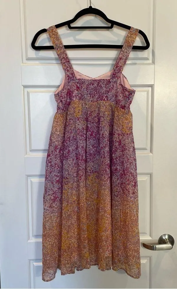 Maternity for Target Pink and Orange Mini Dress - Image 9
