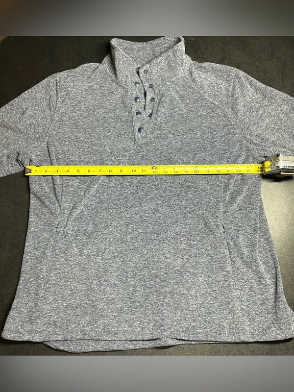 Duluth Trading Co Women’s Size 2XL Grey Frost Lake Fleece Pullover - Image 4