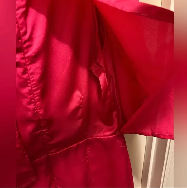 TCEC Dress. Caroline pink Satin Dress by TCEC. NWT - Image 7