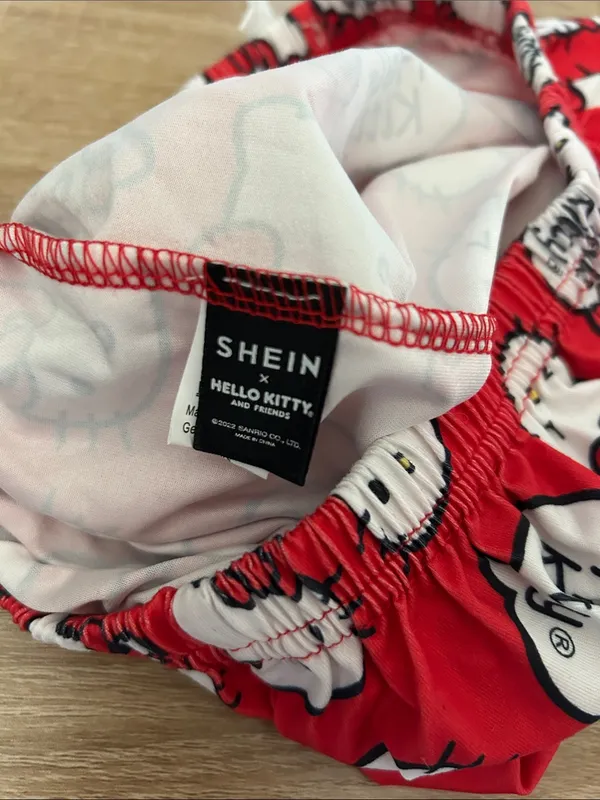 Hello Kitty Red and White Sleep Shorts - Image 5