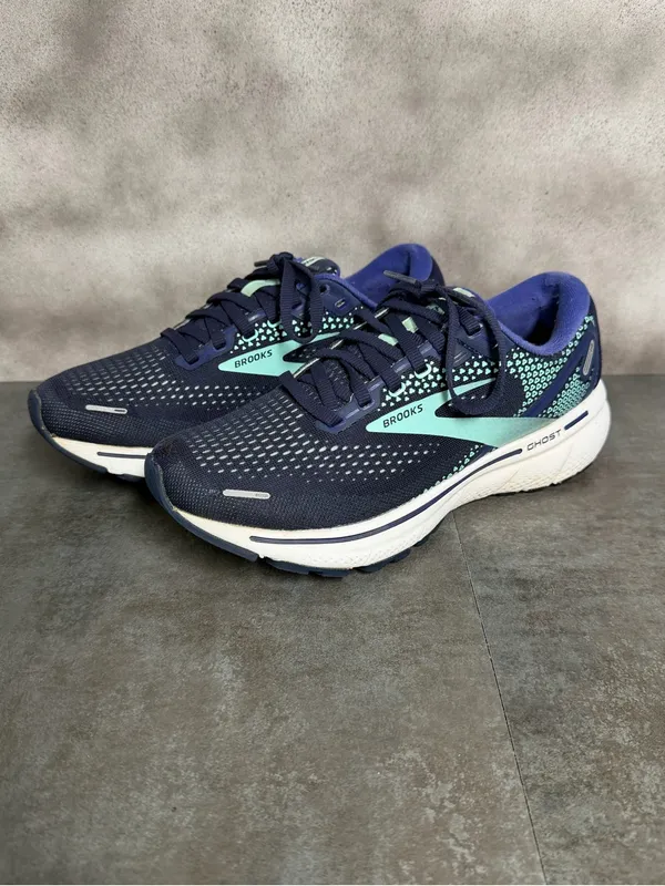 Brooks Ghost 14 Women's Navy Blue Running Shoes 1203561B446 Size 8B - Image 8