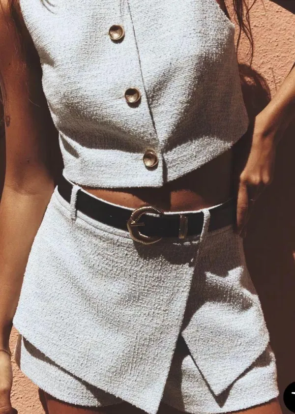 ZARA Textured Two-Piece Set - Image 2