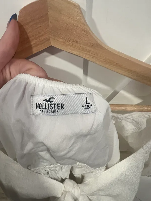 Hollister white  top - Image 4