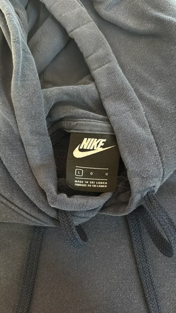 Navy Blue Nike Hoodie - Image 2
