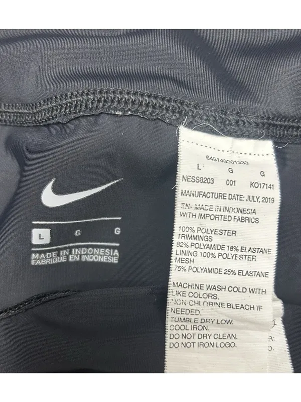Nike Mini Golf Performance Skirt Skort Women Large Black Tennis Pickleball - Image 7