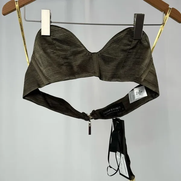 NWT Bronx and Banco x REVOLVE Luna Top in Khaki Size‎ Small - Image 4