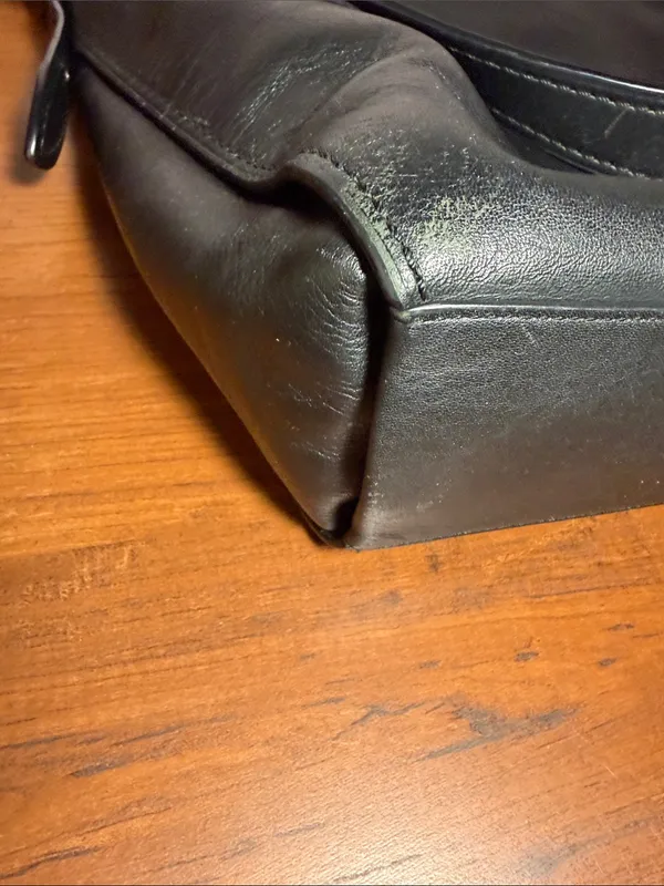 Coach Black Leather Shoulder Hobo Bag - Image 12