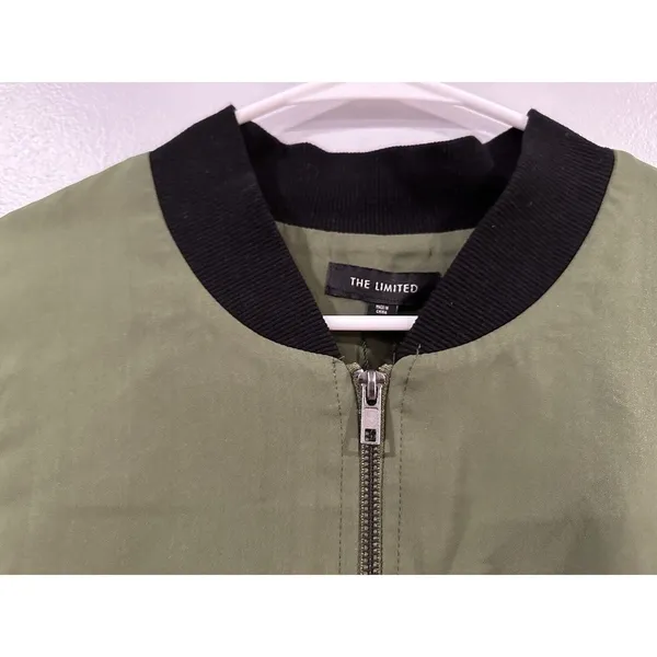 The Limited Green Bomber Jacket Large L - Image 3