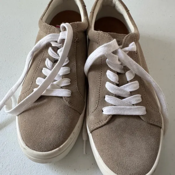 Frye Kerry Suede Womens Gray Lace Up‎ Sneakers Size 8.5 Round Toe Fall Outfit - Image 8