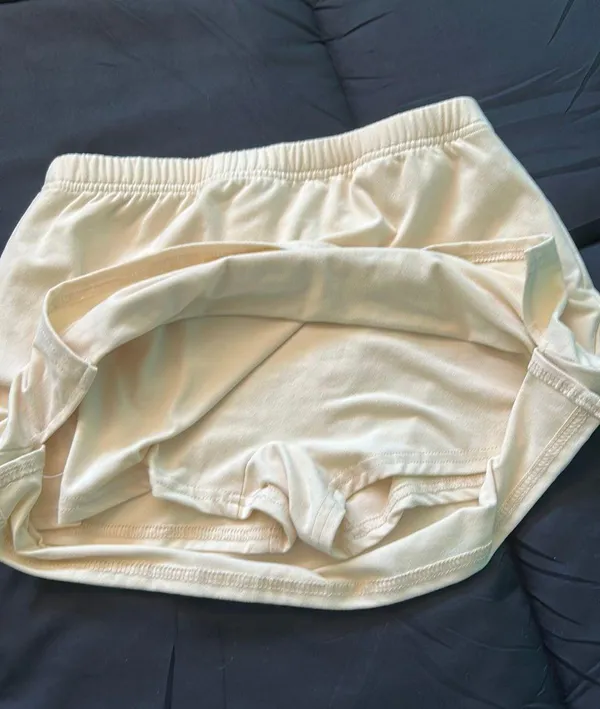 Tan Mini Skort - Image 2