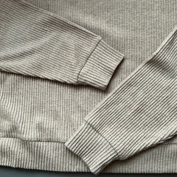 Alo Yoga Muse Crew Neck Pullover Gravel Heather XS - Image 4