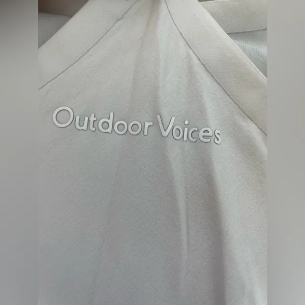 Outdoor Voices White Racerback Slip Dress - Image 3
