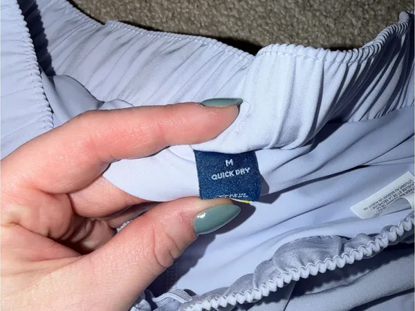 Old Navy Light Lavender Athletic Skort with Elastic Waist - Image 3