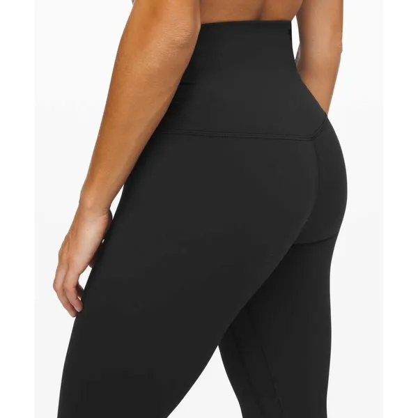 Lululemon Align Pant 28" Wrap Waist Black High Waisted Leggings Pants Size 4 - Image 5