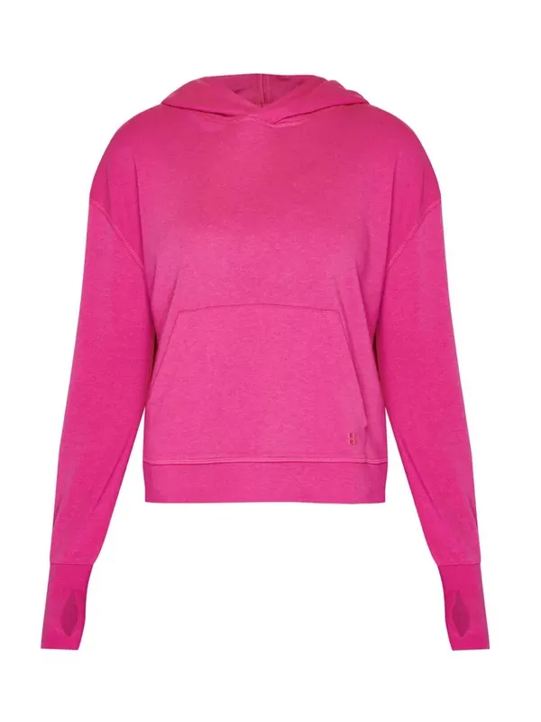 Sweaty Betty After Class Hoodie Pink Hooded Pullover Sweatshirt Updated Style - Image 10